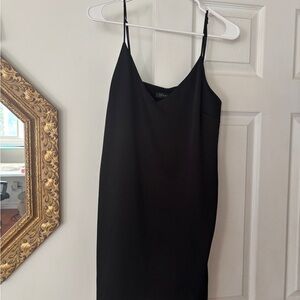 Dynamite Elegant Black Slip Dress